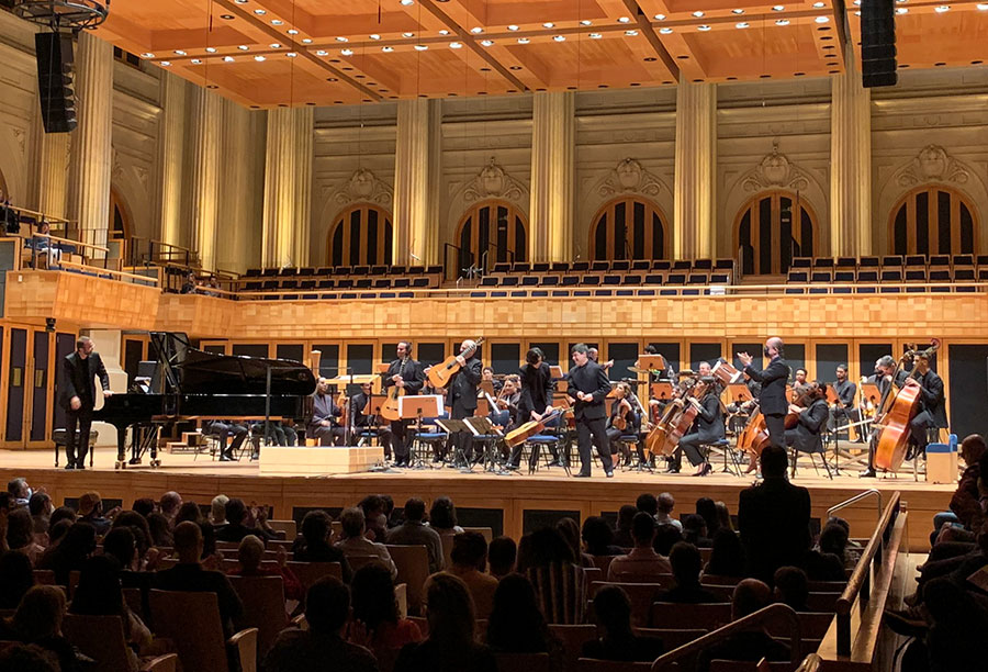 Concerto do Quaternaglia com a GRU Sinfônica na Sala São Paulo (Revista CONCERTO)